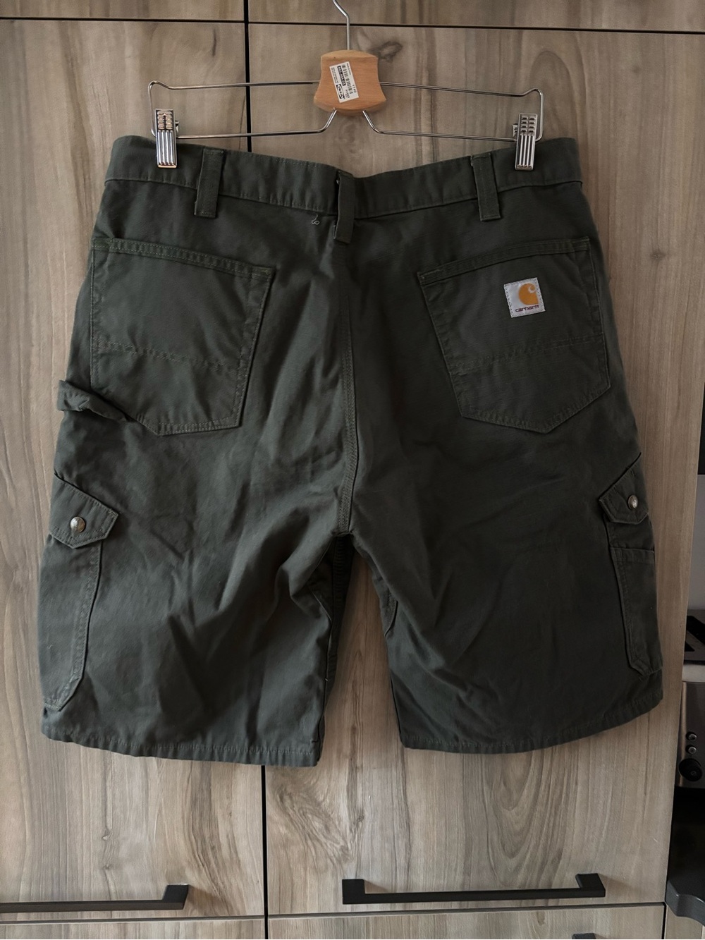 Carhartt B357 MOS Men’s 36 Moss Green Ripstop Cargo Work Shorts Gorpcore - Picture 5 of 10